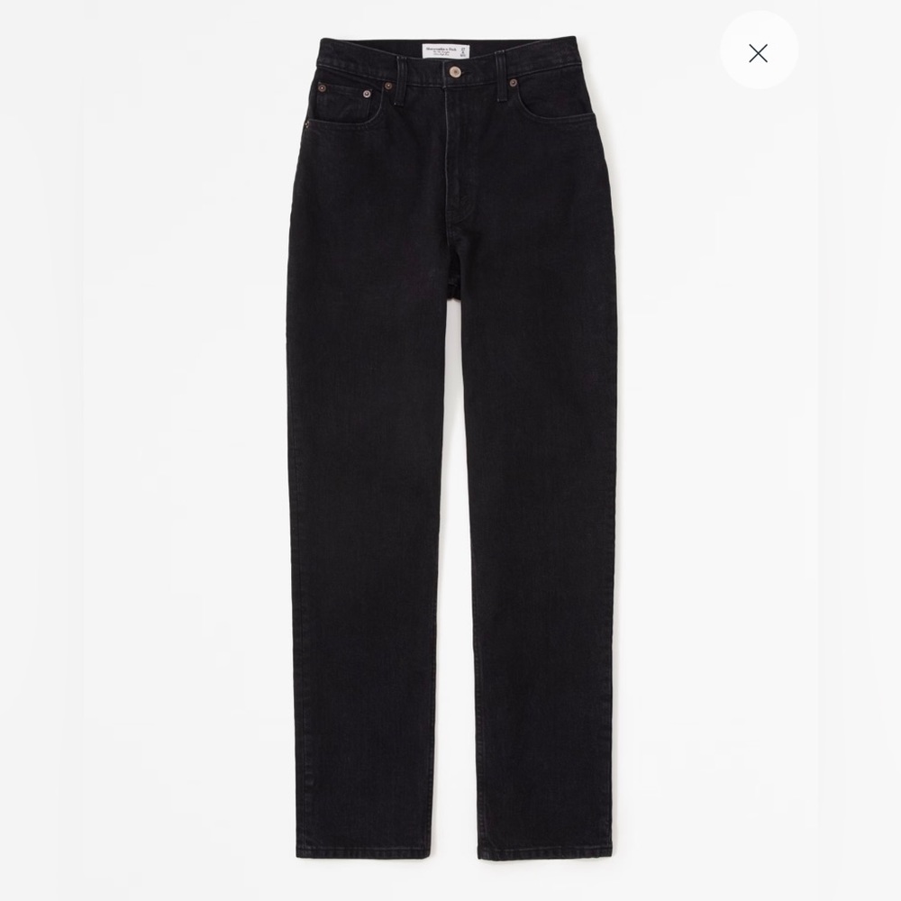 Abercrombie & Fitch Ultra High Rise 90’s Straight jeans in Curve Love 28 long